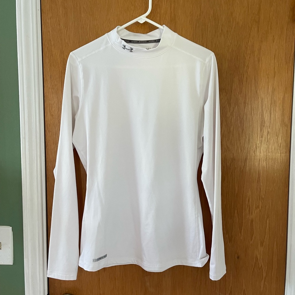 White Under Armor Cold Gear Top